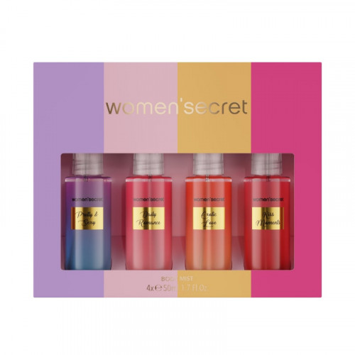 ومن سيكريت مجموعة من 4 معطرات للجسم – 50مل ومن سيكريت مجموعة من 4 معطرات للجسم – 50مل