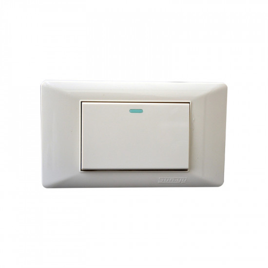 مفتاح مفرد ديكور 2*4 - صن يو 6