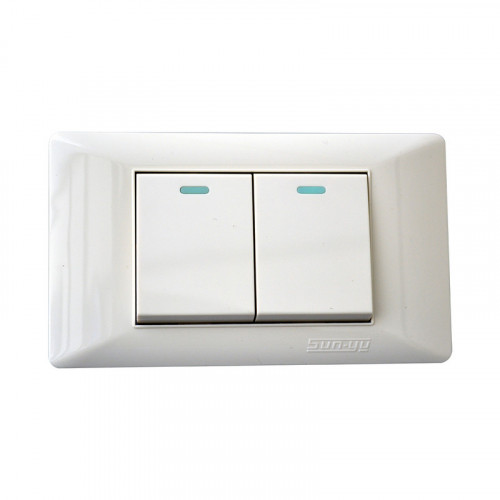 مفتاح مزدوج ديكور 2*4 - صن يو 6