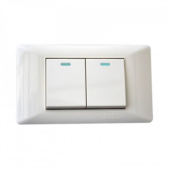 مفتاح مزدوج دركسون 2*4 - صن يو 6