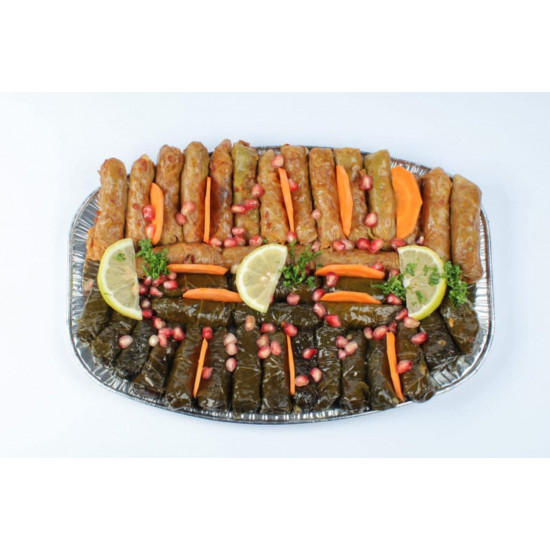 ورق عنب وملفوف وسط