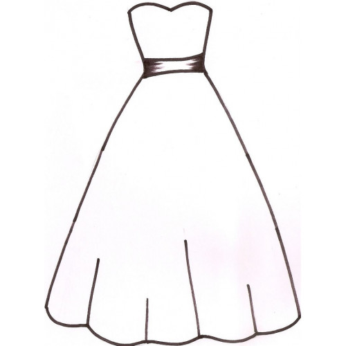 فستان سهرة عادي