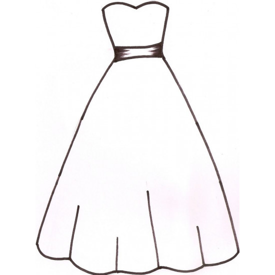 فستان سهرة عادي