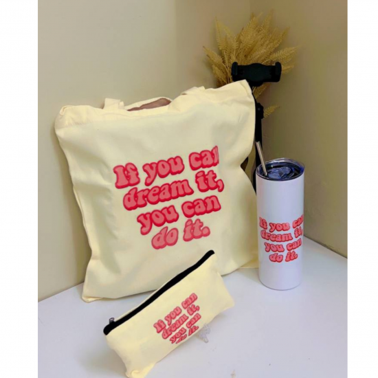 بكج توت باق you con dream , مع كوب حراري ٢٠ أونصة بكج توت باق you con dream , مع كوب حراري ٢٠ أونصة