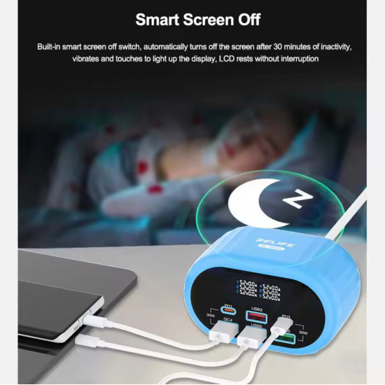 محول طاقة بمخارج متعددة لفحص البطاريات RL-309U من RELIFE