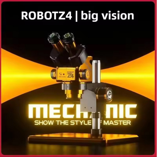 مجهر مع عدسة تكبير Robot Z4 60X من MECHANIC مجهر مع عدسة تكبير Robot Z4 60X من MECHANIC