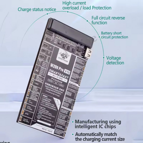 بورد لتنشيط بطارية الجوال OSS TEAM W209-V10 بورد لتنشيط بطارية الجوال OSS TEAM W209-V10