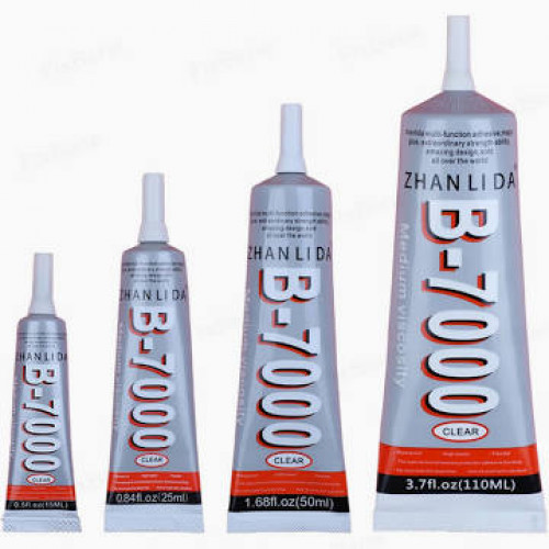 صمغ فائق اللصق متعدد الاستخدامات B7000 15ml-50ml-110ml من ZHANLIDA صمغ فائق اللصق متعدد الاستخدامات B7000 15ml-50ml-110ml من ZHANLIDA