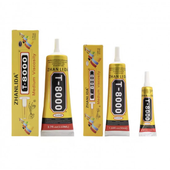 صمغ فائق اللصق لصيانة الاجهزة T8000 15ml-110ml من ZHANLIDA صمغ فائق اللصق لصيانة الاجهزة T8000 15ml-110ml من ZHANLIDA
