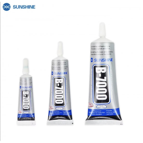 صمغ فائق اللصق لصيانة الاجهزة الالكترونية B7000 110ml من SUNSHINE صمغ فائق اللصق لصيانة الاجهزة الالكترونية B7000 110ml من SUNSHINE