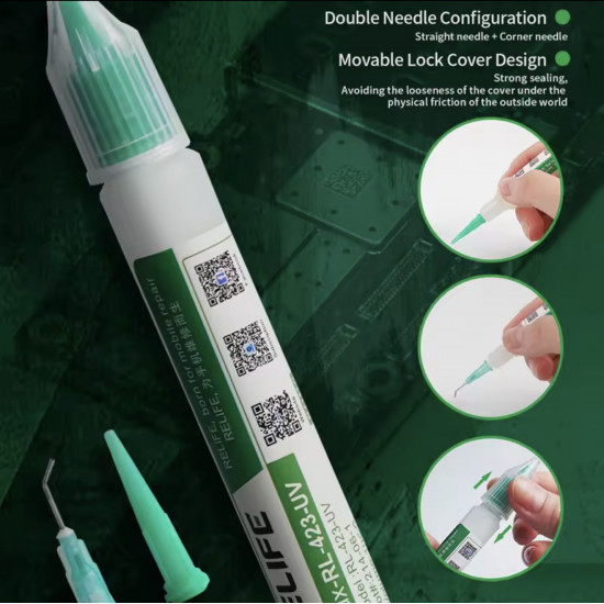 فلاكس خالٍ من الرصاص  RL-423-UV-10cc من RELIFE