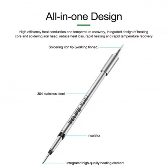 رؤوس مكواة لحام RL-T245 من RELIFE