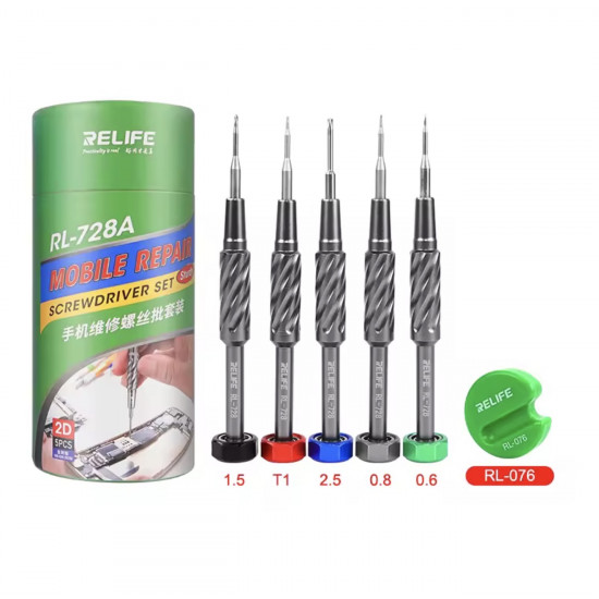 مجموعة مفكات لصيانة الهواتف والأجهزة الإلكترونية RL728A من RELIFE