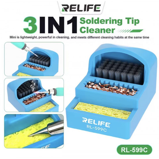 أداة تنظيف مكواة لحام ثلاثة في واحد RL-599C من RELIFE