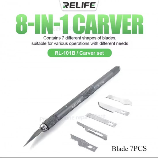طقم سكاكين لإصلاح اللوحة الأم ثمانية في واحد RL-101B من Relife