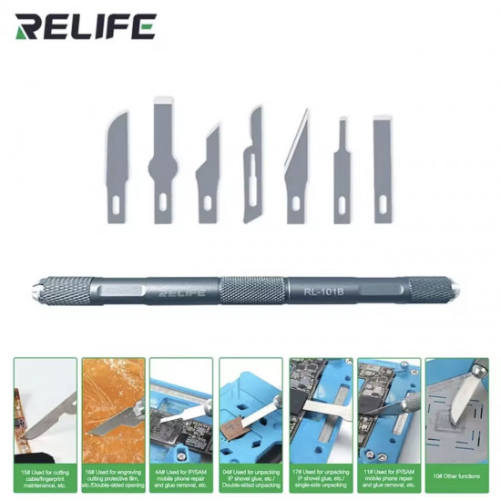 طقم سكاكين لإصلاح اللوحة الأم ثمانية في واحد RL-101B من Relife