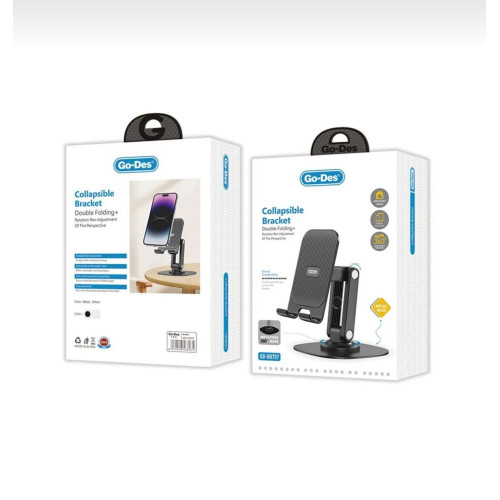 جو-ديز حامل للهواتف الذكية والتابلت قابل للطي والدوران 360 درجة جو-ديز حامل للهواتف الذكية والتابلت قابل للطي والدوران 360 درجة