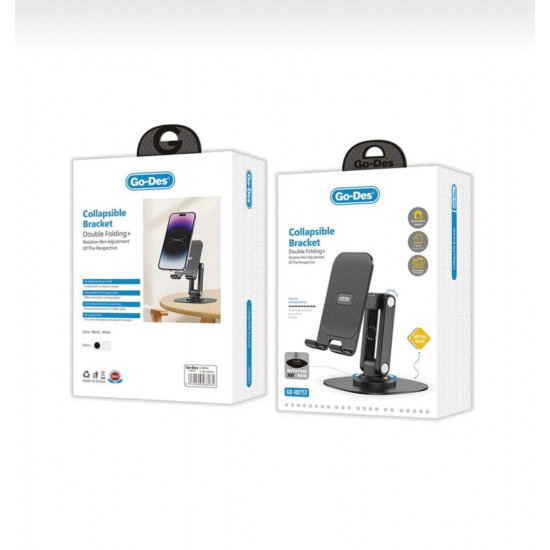 جو-ديز حامل للهواتف الذكية والتابلت قابل للطي والدوران 360 درجة جو-ديز حامل للهواتف الذكية والتابلت قابل للطي والدوران 360 درجة