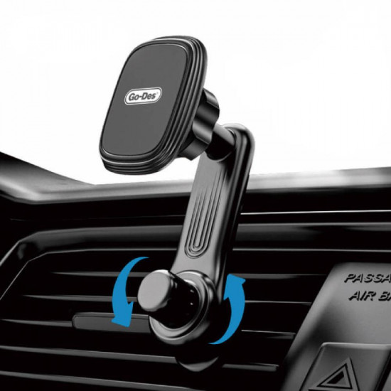 جو-ديز حامل جوال للسيارة مغناطيسي قابل للتعديل بزاوية 360 درجة جو-ديز حامل جوال للسيارة مغناطيسي قابل للتعديل بزاوية 360 درجة