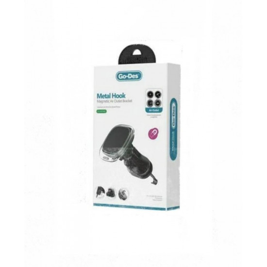 جو-ديز حامل هاتف مغناطيس للسياره بخطاف يركب علي فتحة المكيف