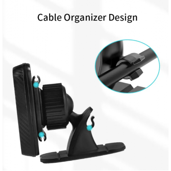 جو-ديز حامل الهاتف المحمول للسيارة مع منظم الكابل جو-ديز حامل الهاتف المحمول للسيارة مع منظم الكابل