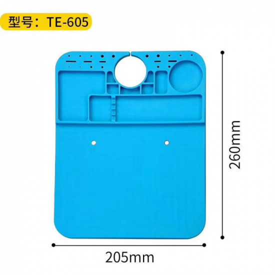 بساط مجهر مقاوم للحرارة من السيليكون TE-605 بساط مجهر مقاوم للحرارة من السيليكون TE-605
