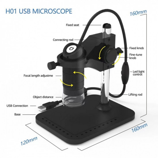 عدسة تكبير للصيانة بمنفذ USB عدسة تكبير للصيانة بمنفذ USB