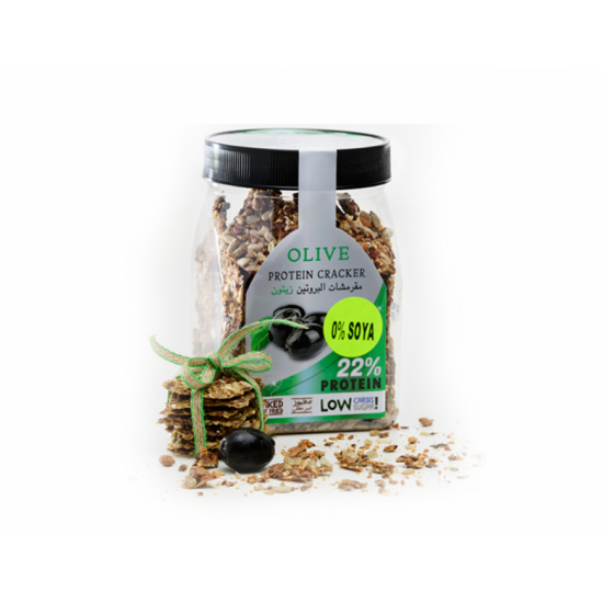 مقرمشات البروتين بالزيتون