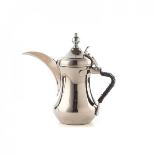 دلة العساف استيل مع مقبض اسود مقاس 20 دلة العساف استيل مع مقبض اسود مقاس 20