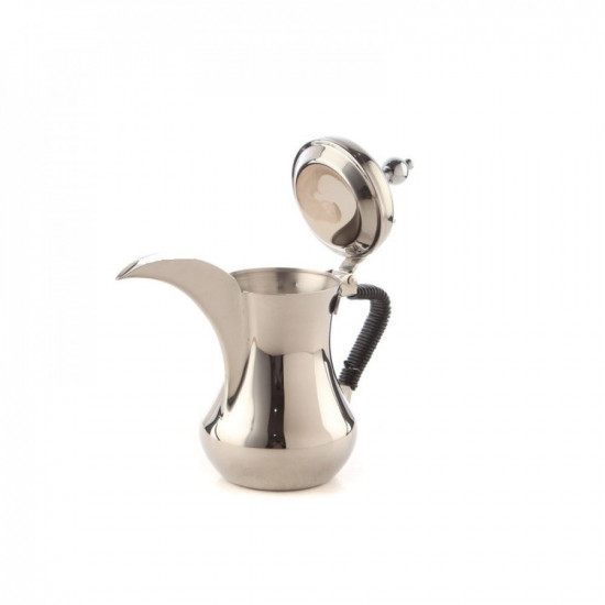 دلة العساف استيل مع مقبض اسود مقاس 20 دلة العساف استيل مع مقبض اسود مقاس 20