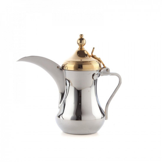 دلة العساف بغدادي راس ذهبي مقاس 40 دلة العساف بغدادي راس ذهبي مقاس 40