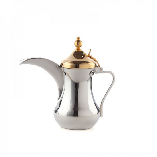 دلة العساف بغدادي راس ذهبي مقاس 48 دلة العساف بغدادي راس ذهبي مقاس 48