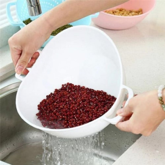 وعاء تصفية وتنظيف الأرز والحبوب والسلطة والفواكه وعاء تصفية وتنظيف الأرز والحبوب والسلطة والفواكه