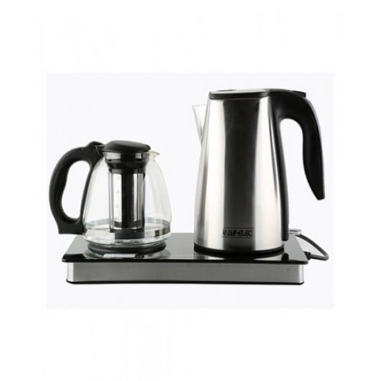 طقم محضر الشاي زجاج+إستيل طقم محضر الشاي زجاج+إستيل