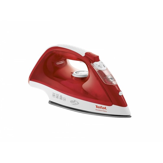 مكواة بخار من تيفال 2100 واط , FV1533M0 , أحمر مكواة بخار من تيفال 2100 واط , FV1533M0 , أحمر