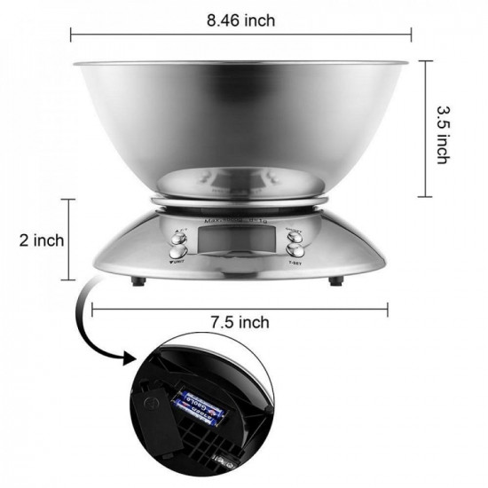 ميزان الكتروني للمطبخ 5 كيلو ميزان الكتروني للمطبخ 5 كيلو