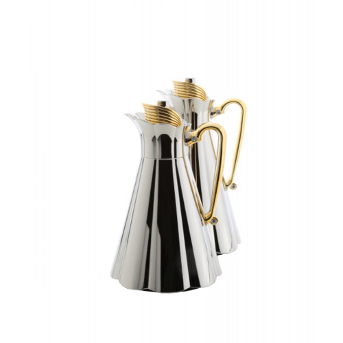 طقم ترمس سلطانة نيكل مذهب 2 حبة طقم ترمس سلطانة نيكل مذهب 2 حبة