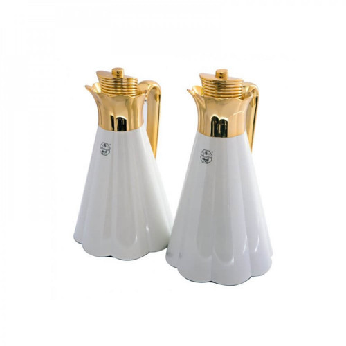 طقم ترمس سلطانة لؤلؤي مذهب 2 حبة طقم ترمس سلطانة لؤلؤي مذهب 2 حبة