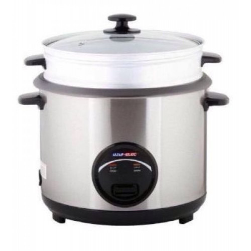 قدر كهربائي لطبخ الأرز من السيف اليك  اللون استيل سعة 2.2لتر 900w قدر كهربائي لطبخ الأرز من السيف اليك  اللون استيل سعة 2.2لتر 900w
