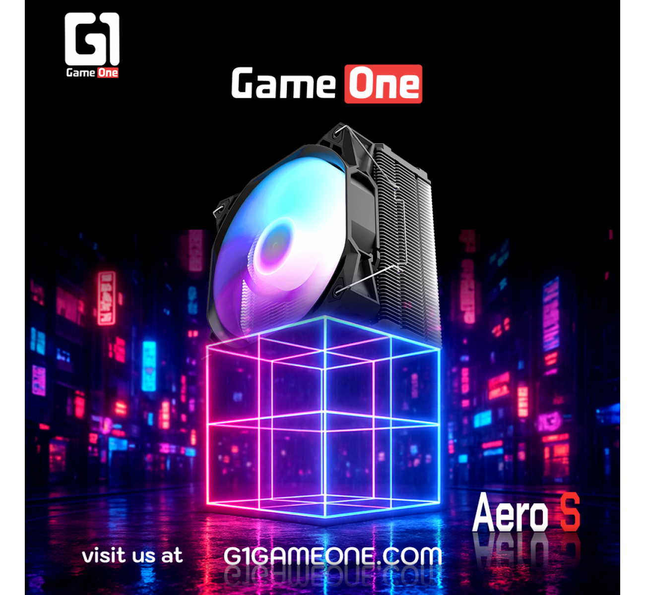 تبريد معالج هوائي جيم ون Aero S 