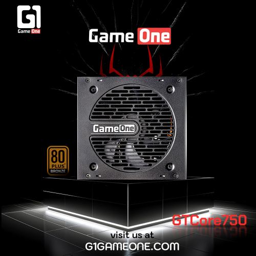 مزود طاقة جيم ون GTCore750 برونز 80 