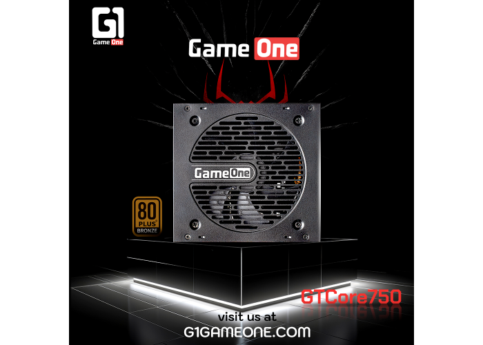 مزود طاقة جيم ون GTCore750 برونز 80 