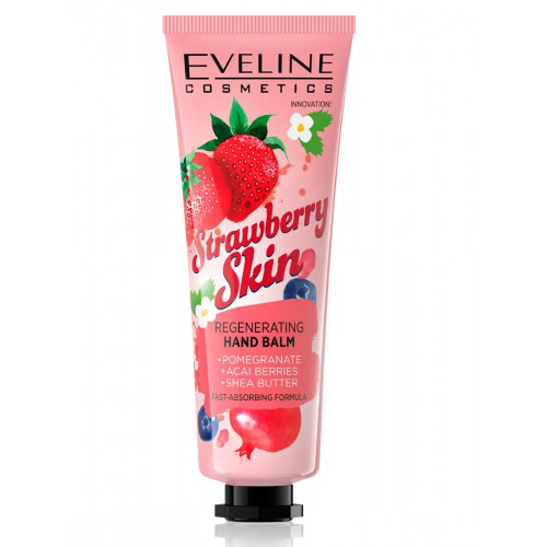 ايفلين بلسم مجدد لليدين بالفراولة وزبدة الشيا 50مل ايفلين بلسم مجدد لليدين بالفراولة وزبدة الشيا 50مل