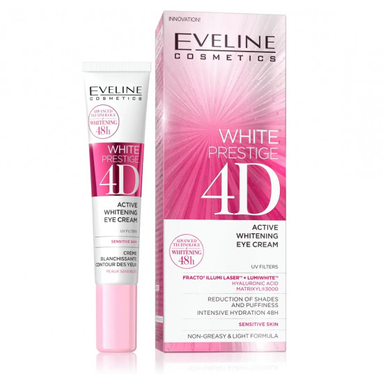 ايفلين وايت برستيج فور دي كريم العين للتفتيح 20مل ايفلين وايت برستيج فور دي كريم العين للتفتيح 20مل