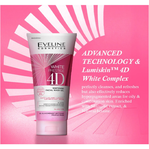 ايفلين وايت برستيج فور دي غسول جل لتفتيح وتجديد البشرة 200مل ايفلين وايت برستيج فور دي غسول جل لتفتيح وتجديد البشرة 200مل