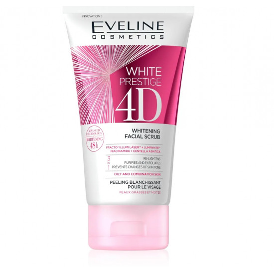 ايفلين وايت برستيج فور دي مقشر لتفتيح وتجديد البشرة 150مل ايفلين وايت برستيج فور دي مقشر لتفتيح وتجديد البشرة 150مل