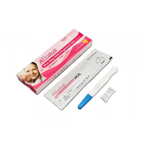 إختبار الحمل بخطوة واحدة HCG من اكيوفاست إختبار الحمل بخطوة واحدة HCG من اكيوفاست