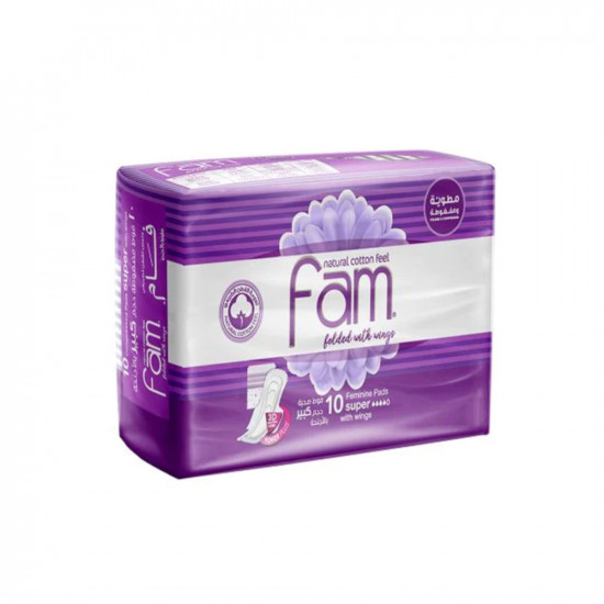 فام عبوة اقتصادية مطوية بالأجنحة كبير 10 قطعة فام عبوة اقتصادية مطوية بالأجنحة كبير 10 قطعة