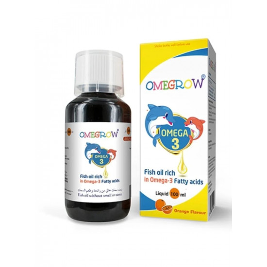 أوميجرو شراب (أوميغا 3) للأطفال 100 مل أوميجرو شراب (أوميغا 3) للأطفال 100 مل