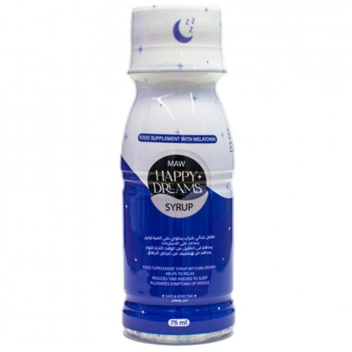 هابى دريم واتر ميلاتونين 5 مجم 75 مل هابى دريم واتر ميلاتونين 5 مجم 75 مل